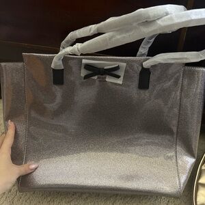 Kate Spade Shimmering Silver Tote